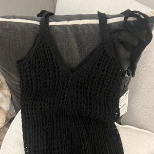 Zara crochet midi dress
